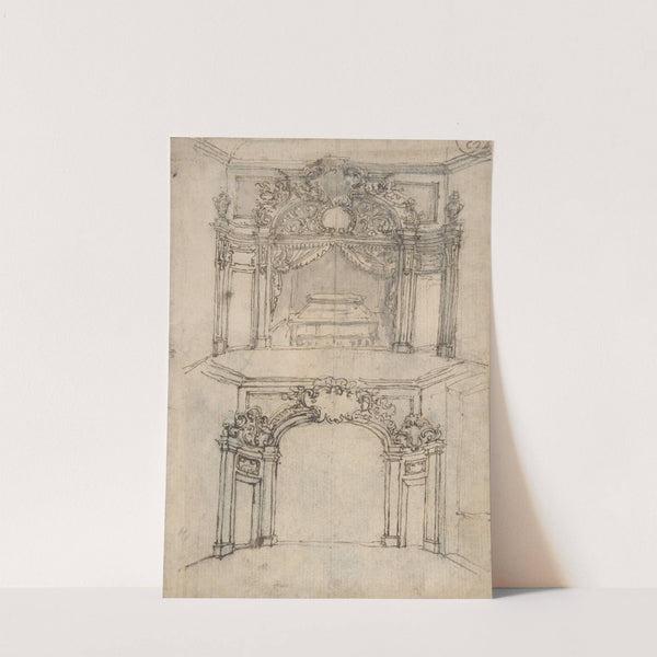 Designs for Bed Alcoves by Giovanni Battista Foggini