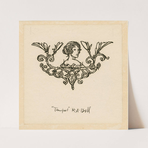 Designs for decorative tail-pieces to page 59 and page 61 of Bell’s edition of The tempest (1900) by Robert Anning Bell