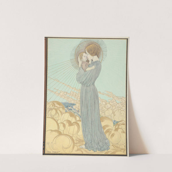 Designs for the Front and Back Cover of ‘L’Evangile de Notre Seigneur Jesus-Christ selon Saint Pierre’ (1895) by Carlos Schwabe