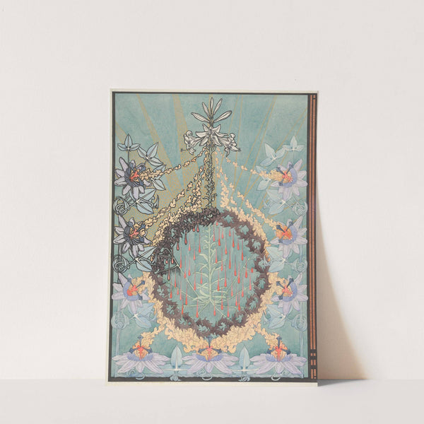 Designs for the Front and Back Cover of ‘L’Evangile de Notre Seigneur Jesus-Christ selon Saint Pierre’ (1895) by Carlos Schwabe