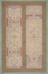 Designs for two panels painted in rinceaux