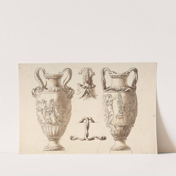 Designs for Two Urns by Etienne de Lavallée-Poussin