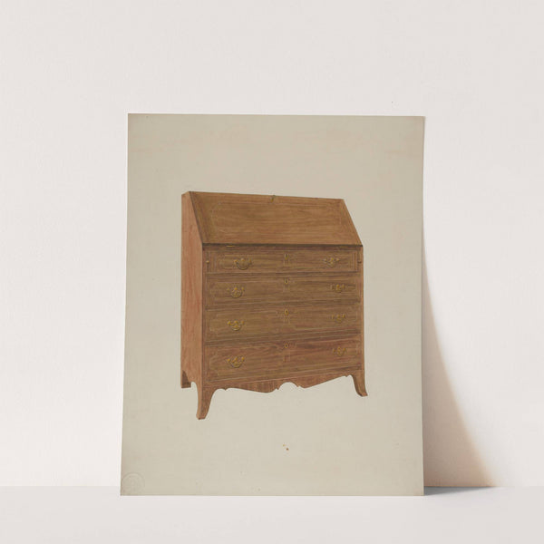 Desk-White Oak by Henry Moran