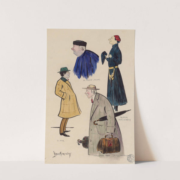 Dessin d’acteurs (1906) by Yves Marevéry