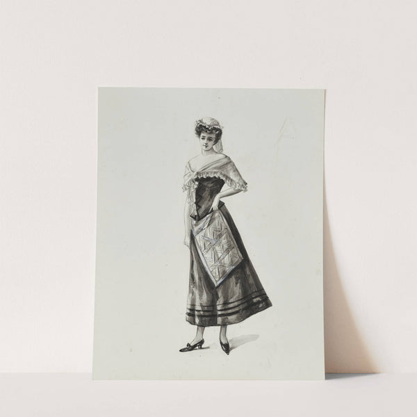 Dessin de costume (1900-1905) by Cécile Kahn