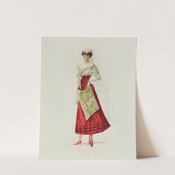 Dessin de costume (1900-1905) by Cécile Kahn