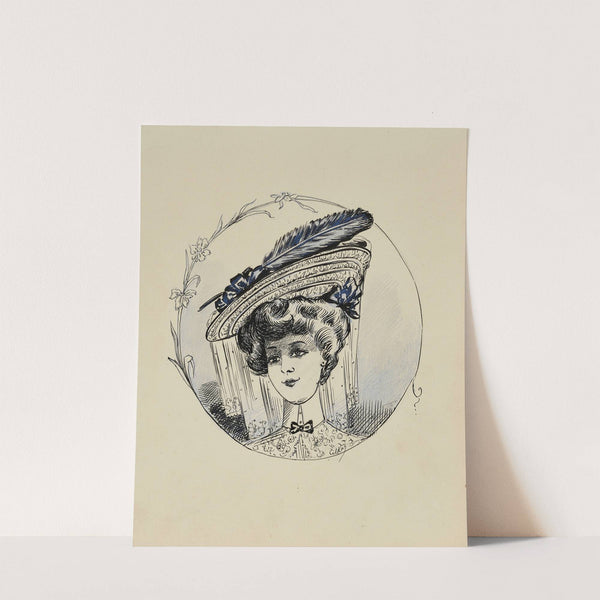 Dessin de mode (1905-1910) by Cécile Kahn