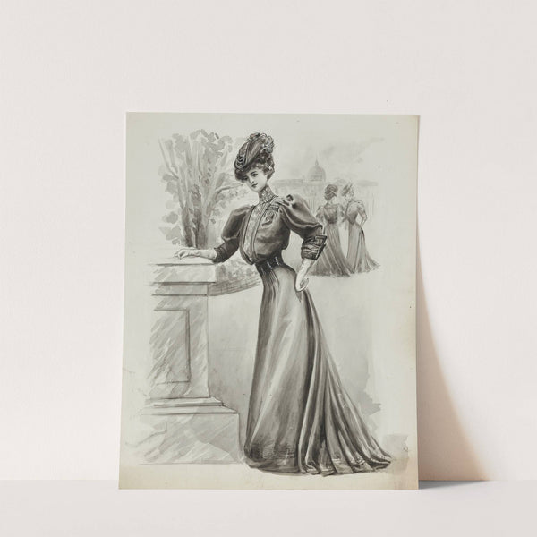 Dessin de mode (1900-1905) by Cécile Kahn