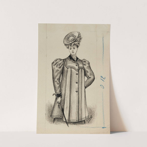 Dessin de mode (1900-1905) by Cécile Kahn