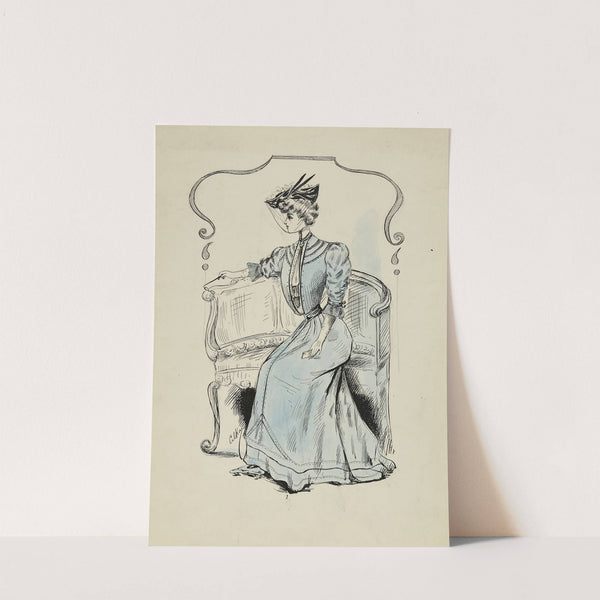 Dessin de mode (1900-1905) by Cécile Kahn