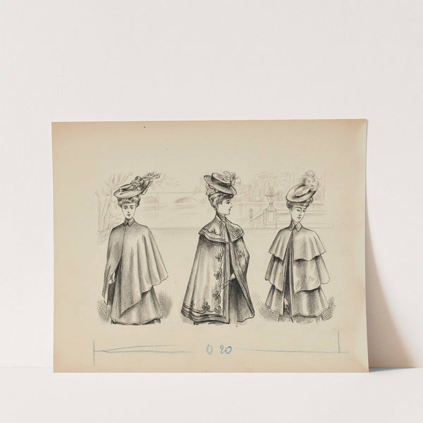 Dessin de mode (1900-1905) by Cécile Kahn
