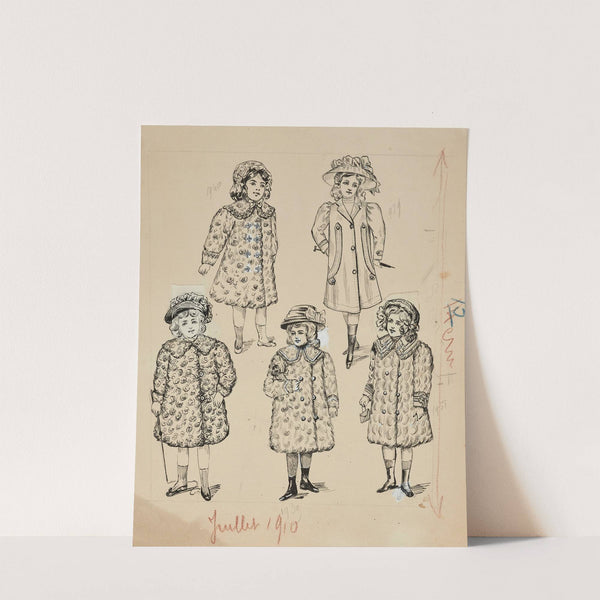 Dessin de mode (1910) by Cécile Kahn