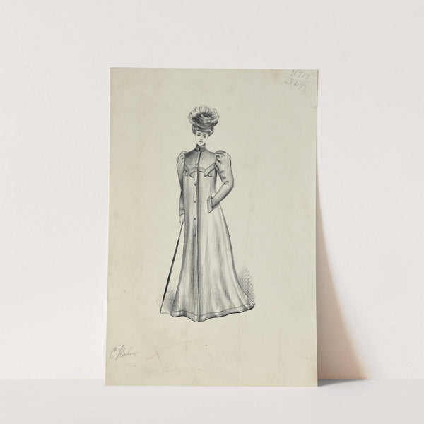 Dessin de mode (1900-1905) by Cécile Kahn