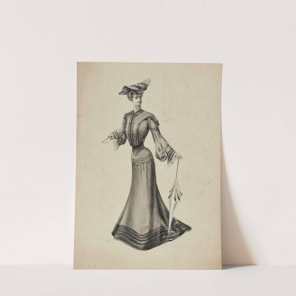 Dessin de mode (1900-1905) by Cécile Kahn