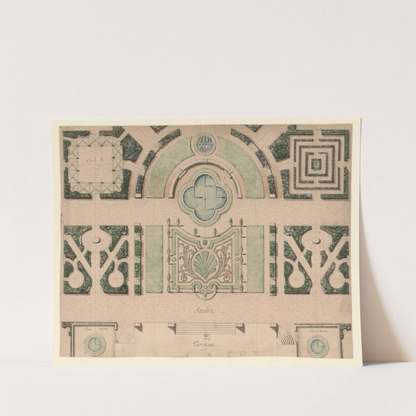 Dessin d’un bosquet (1777-1825) by Jean Jacques Lequeu