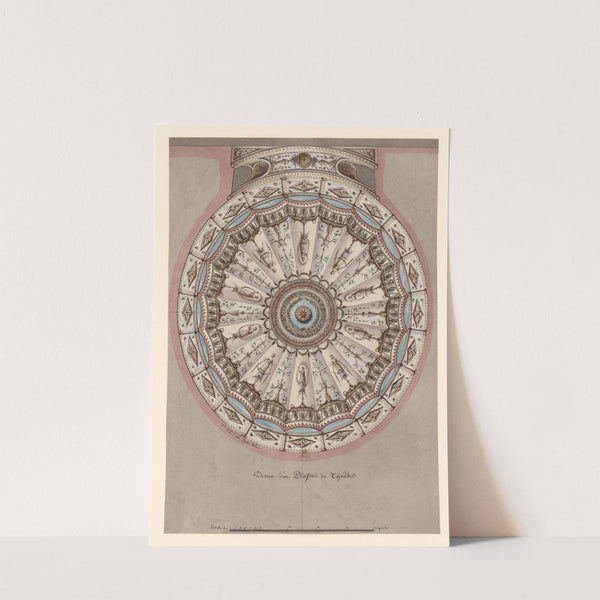 Dessin d’un plafond de théâtre (1777-1825) by Jean Jacques Lequeu