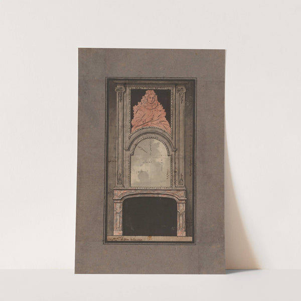 Dessin d’une cheminée (1749) by Jean Jacques Lequeu