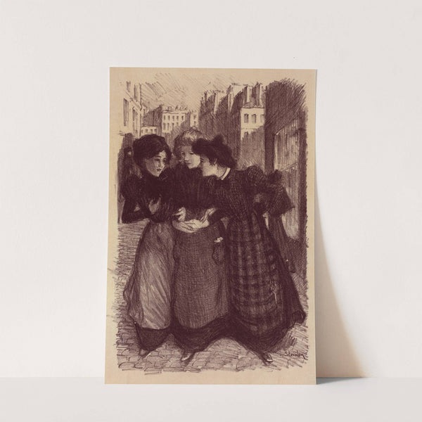 Dessin original pour les 'Maîtres de l'Affiche' by Théophile Alexandre Steinlen