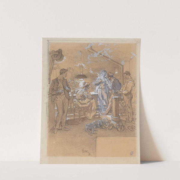 Dessin pour L’Ami de l’Ordre, épisode de la Commune (les frères Tharaud) by Daniel Urrabieta Vierge