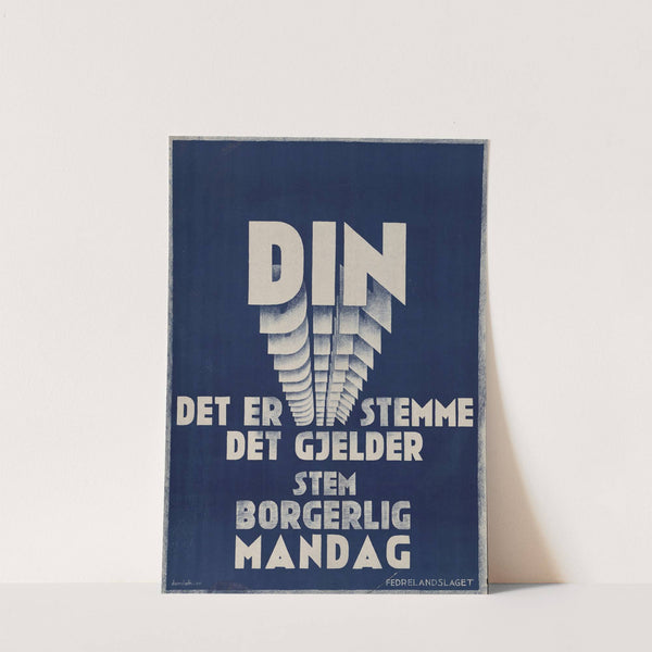 Det er din stemme det gjelder (1930) by Harald Damsleth