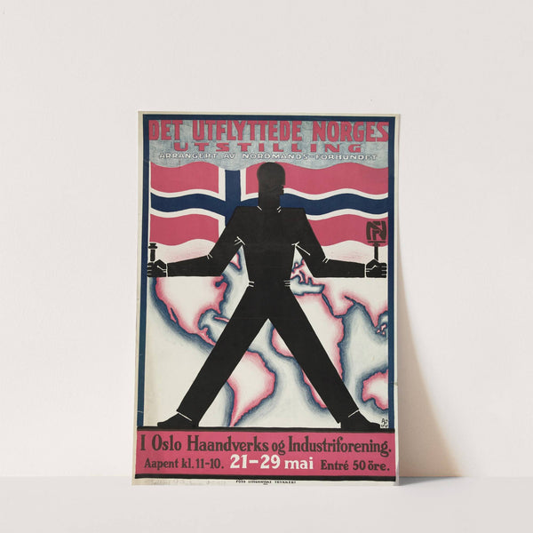 Det utflyttede Norges utstilling (1927) by Foss litografiske trykkeri