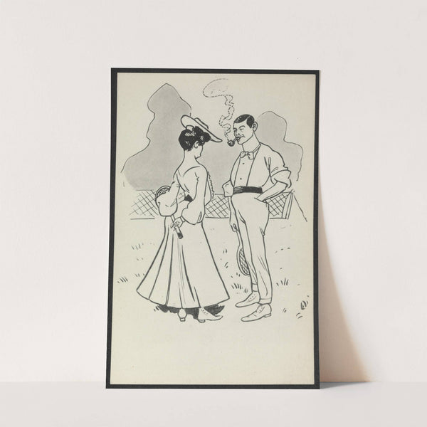 -‘Det var da en afskyelig Snedkertobak, De røger!’ -‘Den er antiseptisk!’ -‘Antiseptisk’ -‘Ja, den dræber alle Kyssebaciller’ by Olaf Krohn