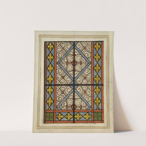 Détail de fenêtre à vitraux by Laurent Gsell