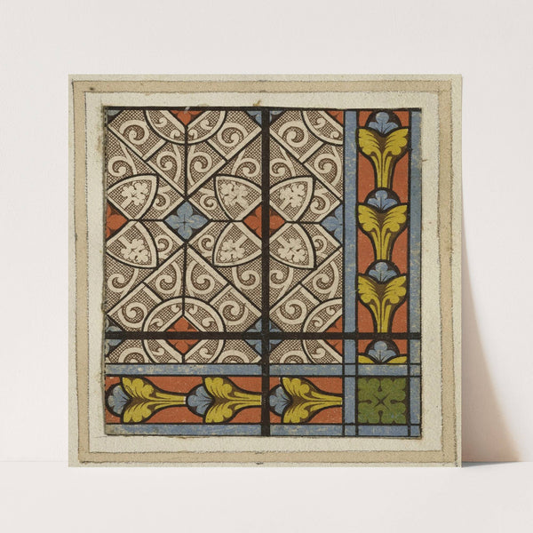 Détail de fenêtre à vitraux by Laurent Gsell