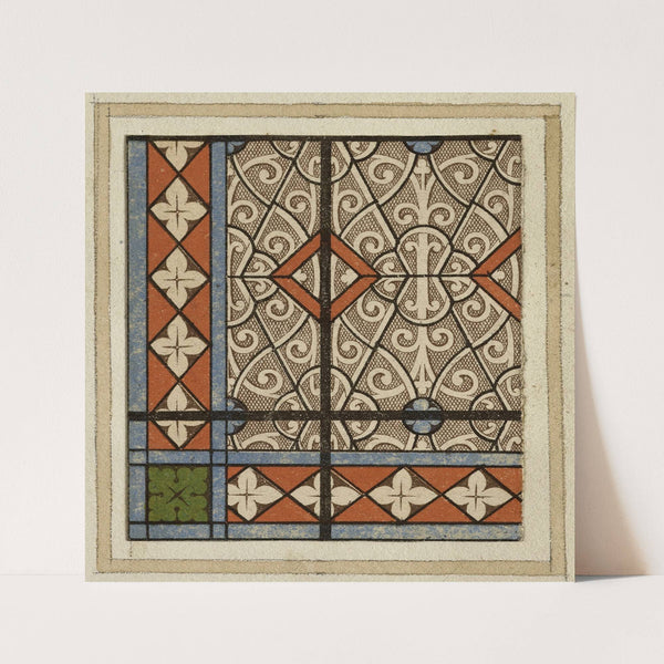 Détail de fenêtre à vitraux by Laurent Gsell