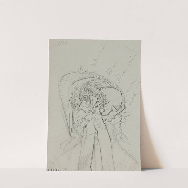 Détail d’une coiffe vue de dos (1860) by Anaïs Colin-Toudouze