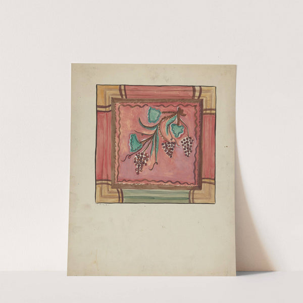 Detail of Panel from Reredos, Church of Sanctuario at Chimayo by E. Boyd