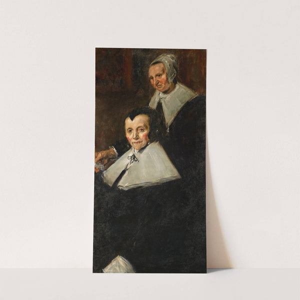 Detail of Two Figures from ‘The Regentesses of the Old Men’s Almshouse, Haarlem,’ after Frans Hals by John Singer Sargent