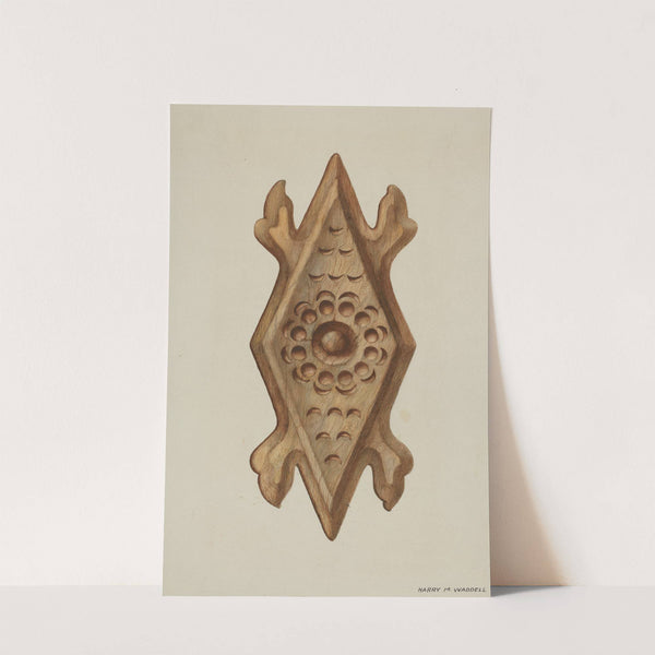 Detail, Side of Confessional by Harry Mann Waddell