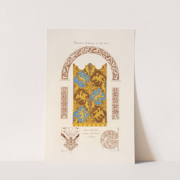 Détails d'architecture du XIIème. siècle. by Nicolas Xavier Willemin