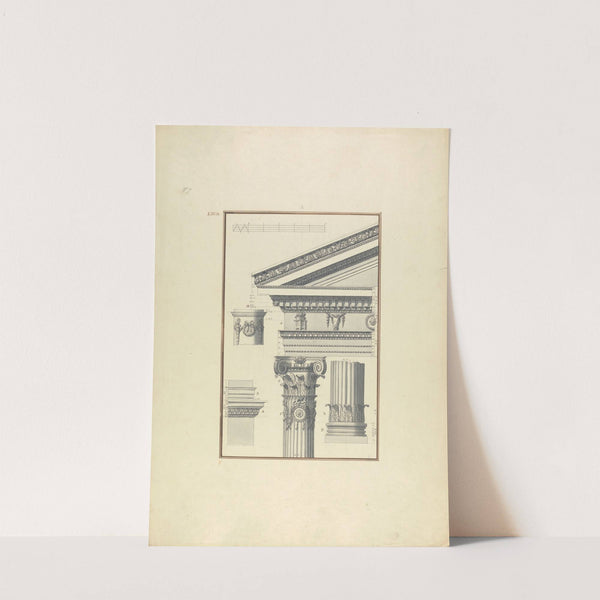 Details of a Composite Order from the Temple of Augustus at Mylasa by Giovanni Battista Borra