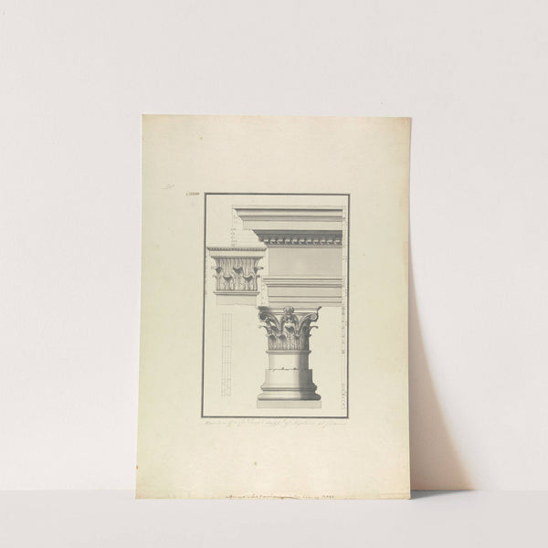 Details of a Corinthian Order at Geramo by Giovanni Battista Borra