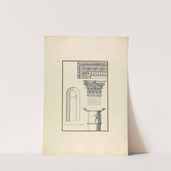 Details of a Corinthian Order from a Temple at Ephesus, Probably that of Hadrian by Giovanni Battista Borra