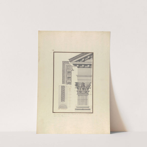 Details of a Corinthian Temple on the Acropolis of Pergamon by Giovanni Battista Borra