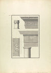 Details of a Doric Order from the Forum of Halicarnassus and Details from a Temple in Geyna