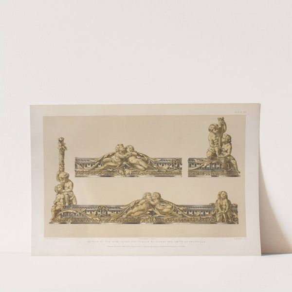 Details of the home stove and fender by Matthew Digby Wyatt