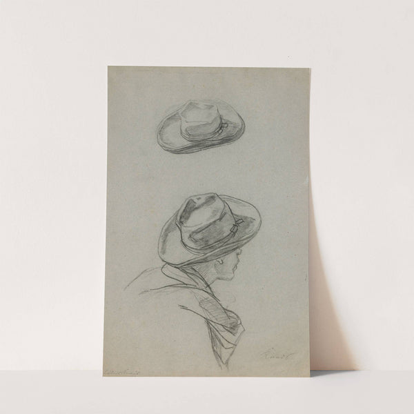 Details of the Model’s Head and Hat, for ‘La Peinture Réaliste’ by Thomas Couture