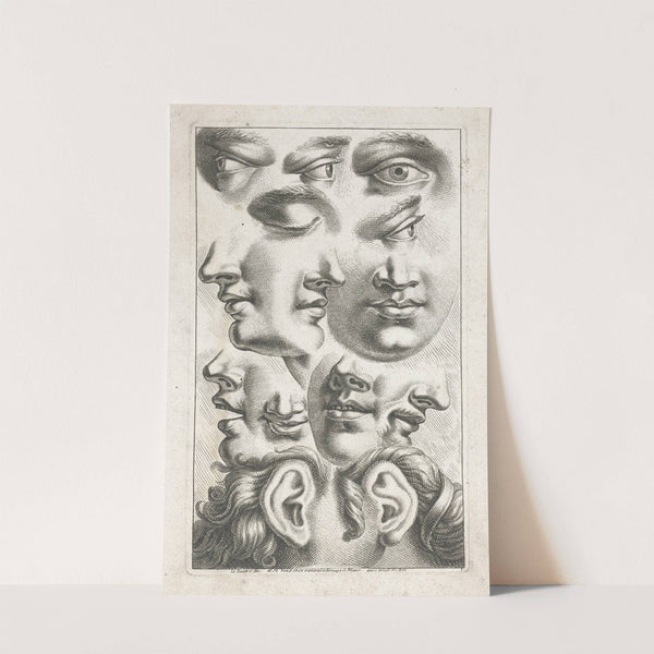 Details van gezichten by Jean Lepautre