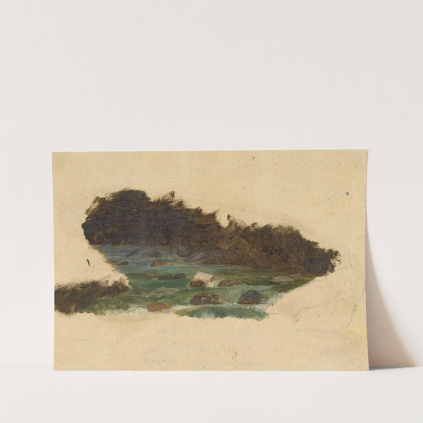 Detailstudie eines Baches by Johann Matthias Ranftl
