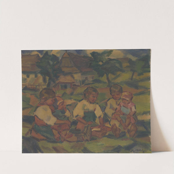 Deti na slniečku by Gustáv Mallý