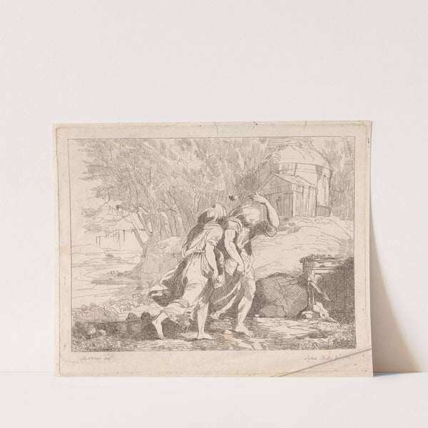 Deucalion and Pyrrha after the Flood by John Hamilton Mortimer
