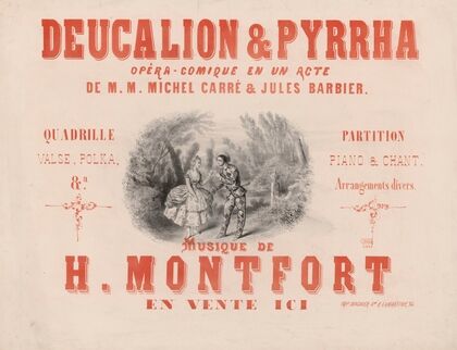 Deucalion et Pyrrha. Opéra-comique en un acte de MM. Michel Carré et Jules Barbier (1855)