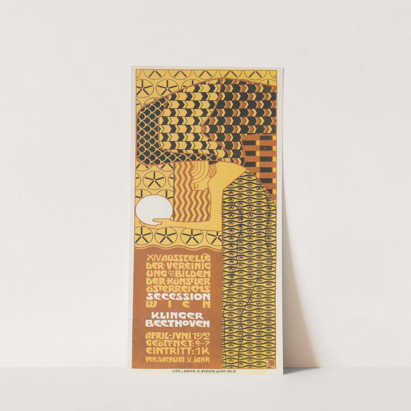 Deutsch Plakat für die XIV. Ausstellung der Secession by Alfred Roller