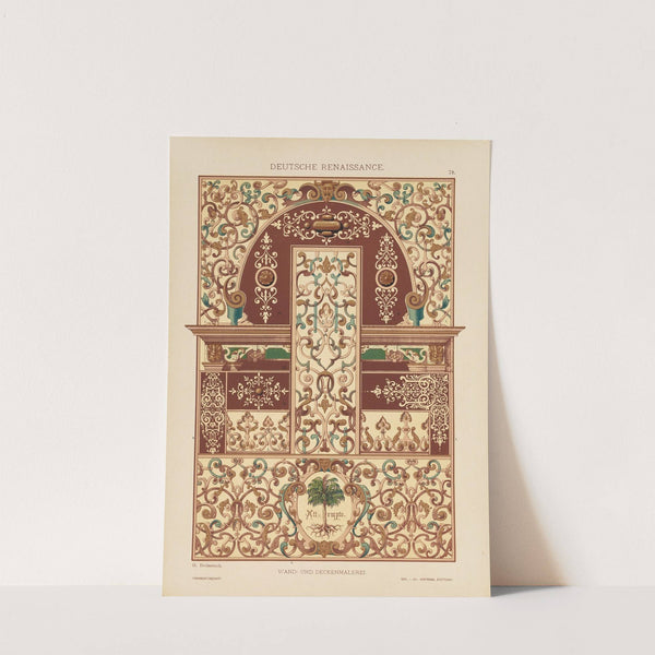 Deutsche Renaissance – Wand- und Deckenmalerei (1887) by Heinrich Dolmetsch