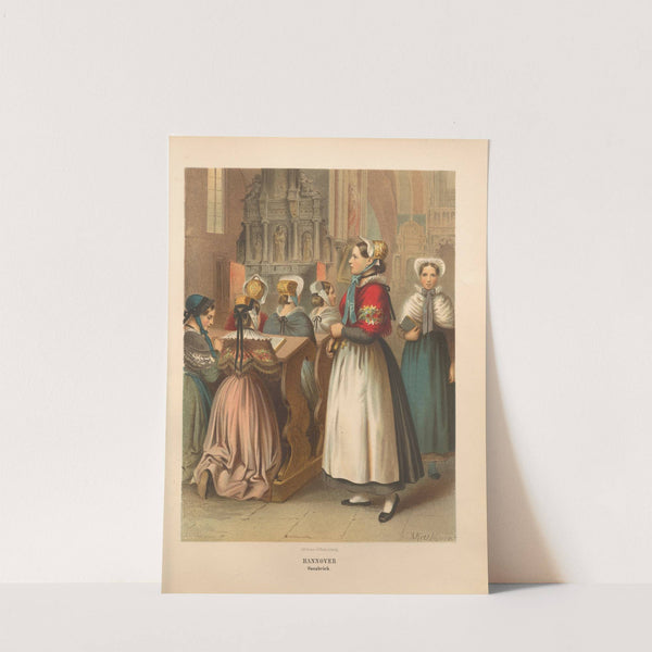 Deutsche Volkstrachten Pl.05 (1870) by Albert Kretschmer