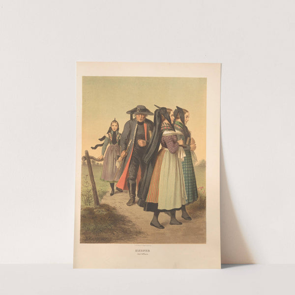 Deutsche Volkstrachten Pl.07 (1870) by Albert Kretschmer